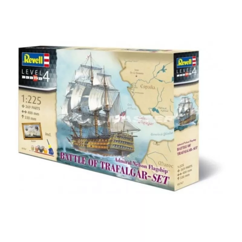 Revell kit modello HMS Victory Trafalgar set regalo scala 1/225