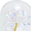 Rosa eterna in vetro Extralink Home, luce LED bianca