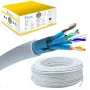 Cavo di rete Extralink Twisted-Pair CAT6A FTP (F/FTP) V2 indoor 500M grigio