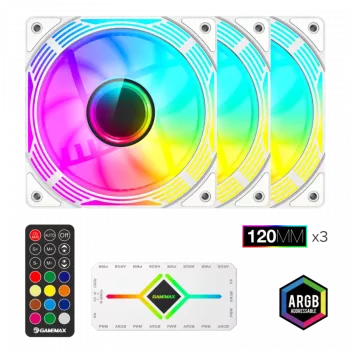 Gamemax | Ventola per case | KF300 BK | Bianco
