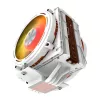 Dissipatore per processore Darkflash E400 PLUS (bianco) — raffreddamento ad aria attivo per CPU, design a torre, configurazione a ventola singola