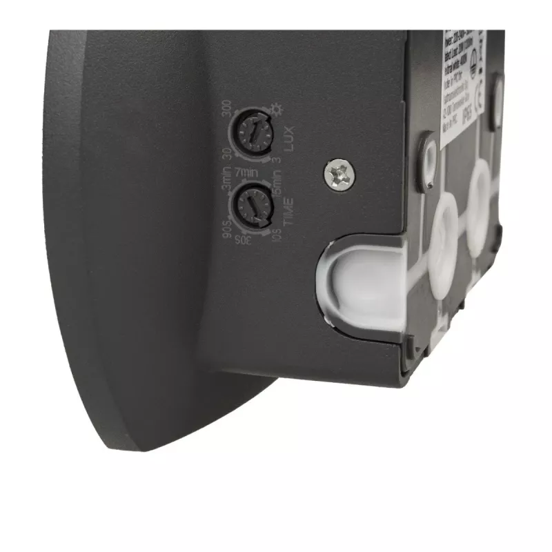 Lampada da parete LED MACLEAN MCE366 con sensore crepuscolare e di movimento
