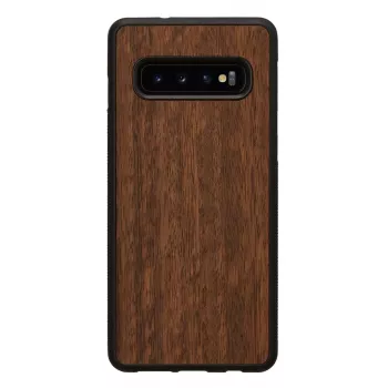 Custodia per smartphone man and wood per Samsung Galaxy S10, design koala nero, custodia protettiva