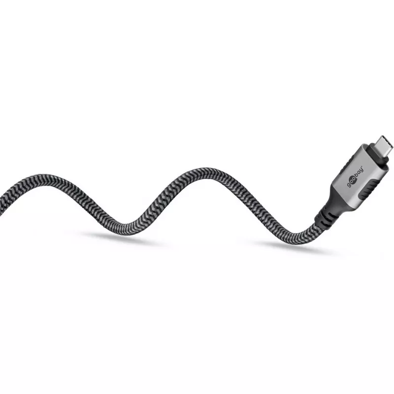 Goobay 70753 cavo USB-C a RJ45 Ethernet CAT 6 per connessione internet cablata stabile con router/modem/switch di rete/sostituisce adattatore USB a RJ45 / 1