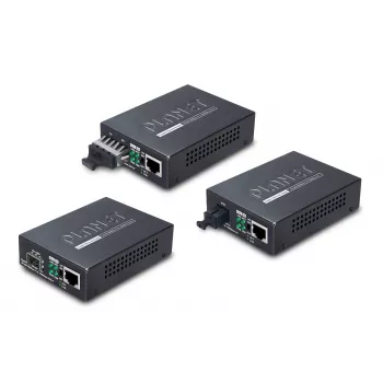 PLANET GT805A convertitore di rete 1000 Mbit/s multimodale nero