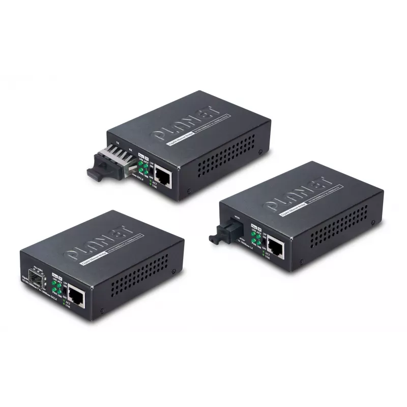PLANET GT805A convertitore di rete 1000 Mbit/s multimodale nero