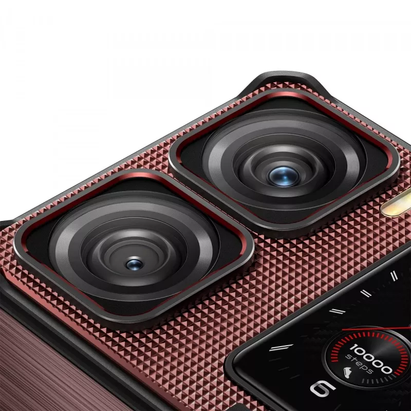 Oukitel WP300 smartphone 5G, 6,8 pollici, 12 GB di RAM, 512 GB, 16000 mAh, IP69K, Android 15, rosso