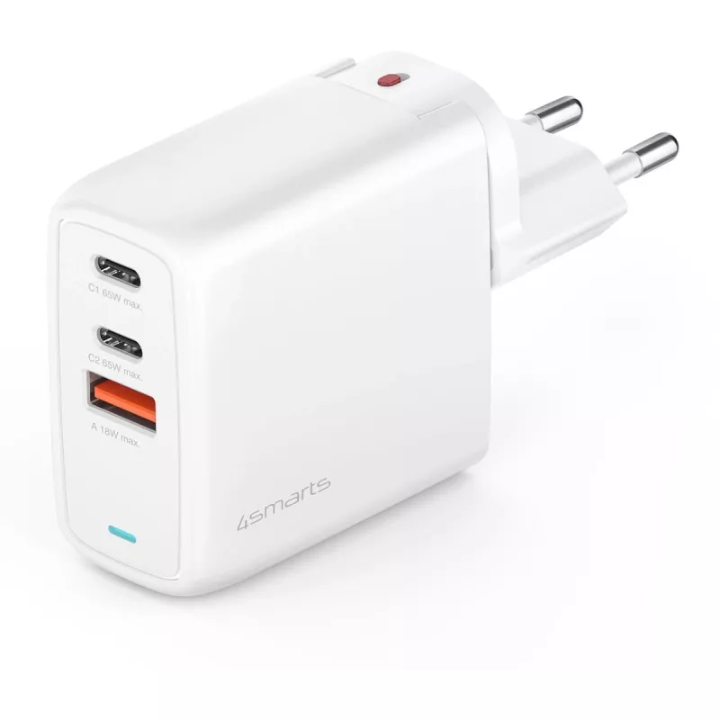 Caricabatterie da interno 4smarts GaN Flex universale bianco