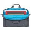 Custodia per laptop Rivacase Alpendorf Eco per laptop da 16 pollici, grigio, custodia protettiva sottile