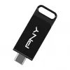 PNY Elite, 64 GB, USB Type-C, 3.2 Gen 1 (3.1 Gen 1), 120 MB/s, Dia, Nero