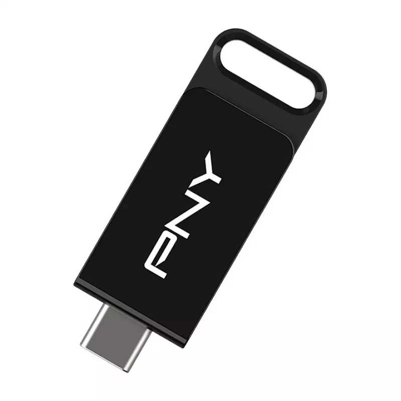 PNY Elite, 64 GB, USB Type-C, 3.2 Gen 1 (3.1 Gen 1), 120 MB/s, Dia, Nero