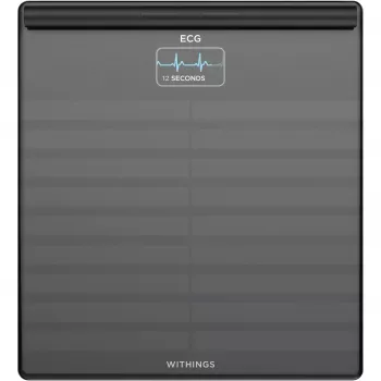 Bilancia pesapersone elettronica Withings BODY SCAN Square nera