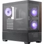 Cooler Master Elite 690 case PC, Midi-Tower, ATX, Tempered Glass - 4x ventole ARGB, legno, nero