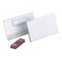 Durable targhetta portanome magnetica 40 x 75 mm