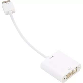 Cavo adattatore DisplayPort-DVI Sharkoon 0,15 m bianco — DisplayPort 1.2 su DVI