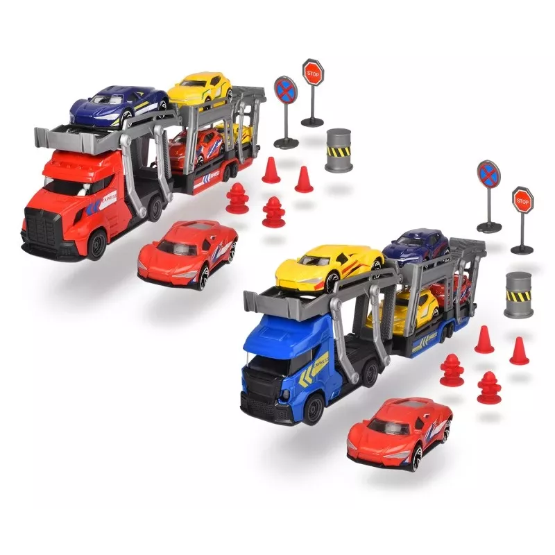 Set giocattolo meccanico Dickie City Set 203745012 con veicoli e accessori