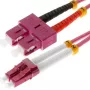 Cavo in fibra ottica Helos 2 m OM4 LC/SC