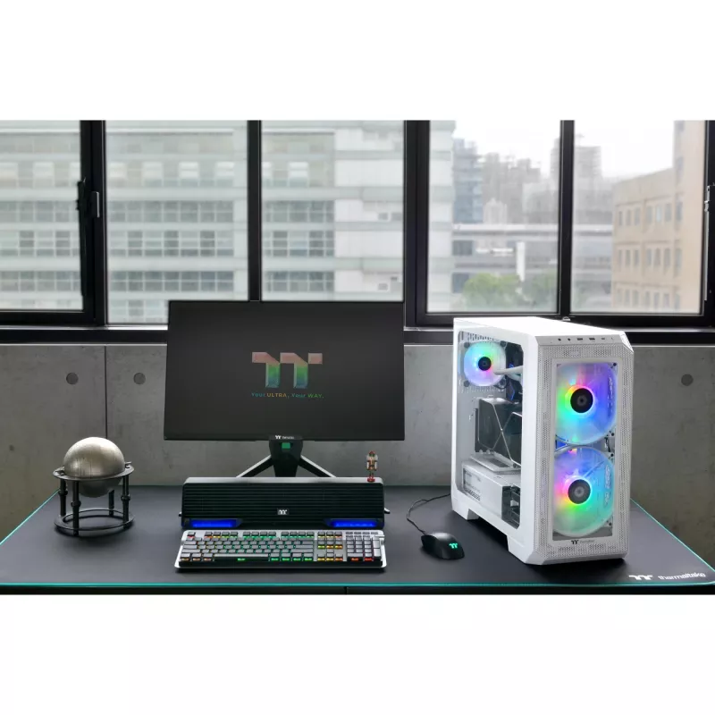 Case PC Thermaltake View 300 MX Midi Tower bianco