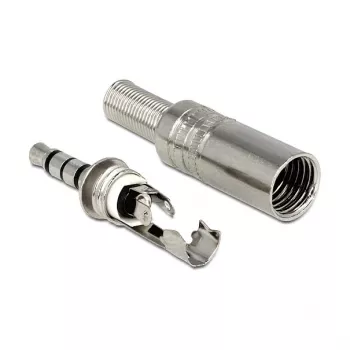 Connettore per cavo DeLOCK 65546 3,5 mm argento