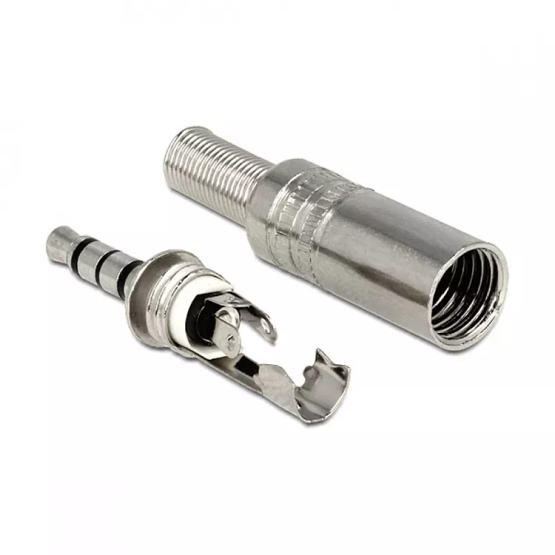 Connettore per cavo DeLOCK 65546 3,5 mm argento