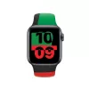Cinturino Apple 40mm nero Unity Sport Band M/L nero verde rosso