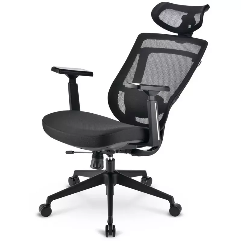 Sedia da ufficio Sharkoon OfficePal C20 Seduta imbottita Schienale in mesh nero