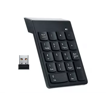 Gembird KPD-W-02 tastierino numerico notebook/PC Bluetooth nero