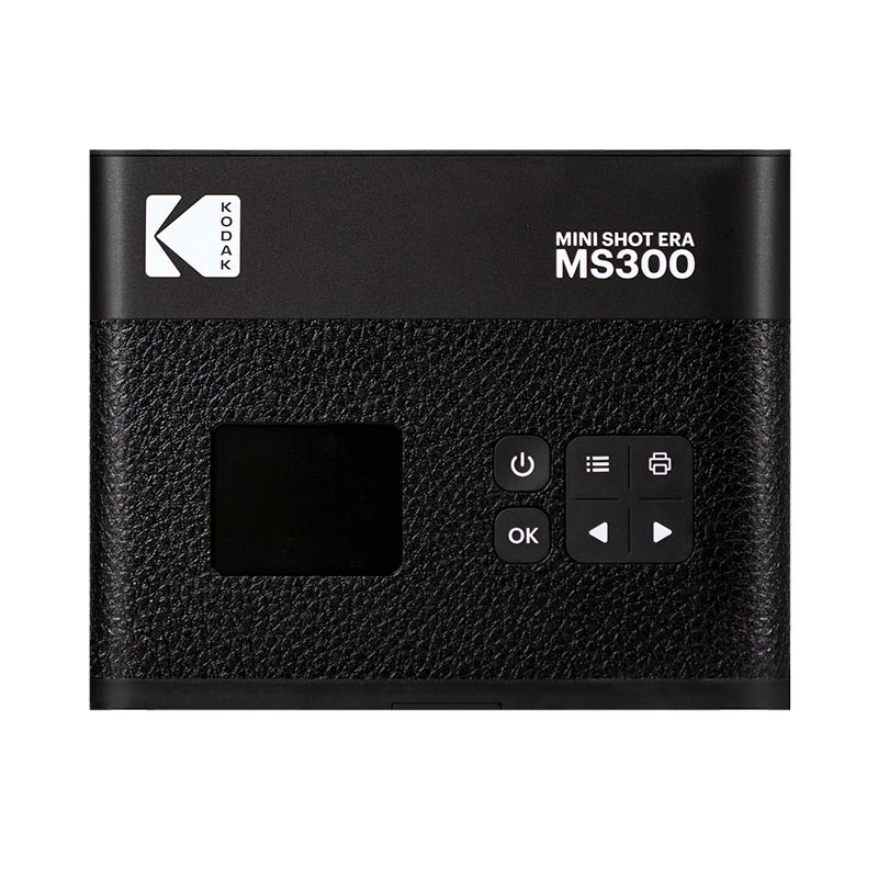 Fotocamera istantanea Kodak Mini Shot 3 Era – nero, tecnologia di stampa 4Pass