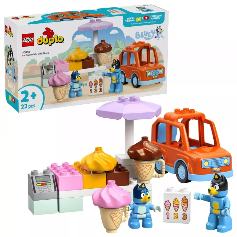 LEGO BLUEY 10458 Gita al gelato con Bluey