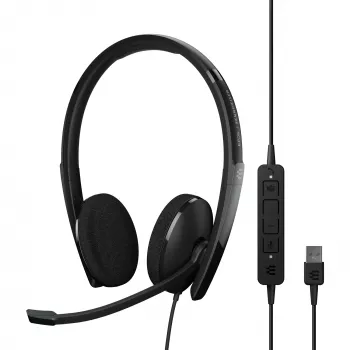 Cuffia con microfono EPOS | SENNHEISER ADAPT 160T USB II con filo ufficio/call center USB Type-A nero
