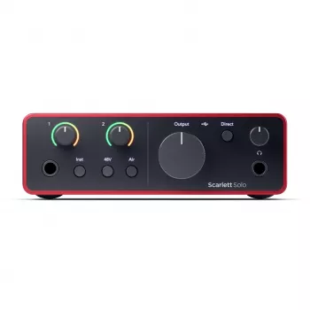 Focusrite Scarlett Solo 4th Gen - interfaccia audio a 2 canali