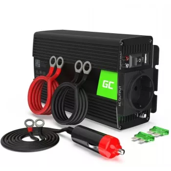 Adattatore di corrente inverter Green Cell INV17 auto 500W nero