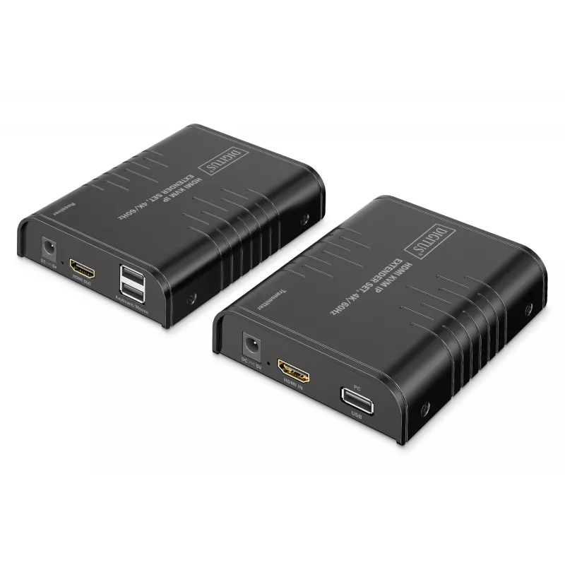 Set extender KVM DIGITUS DS-55355 HDMI over IP 4K 60Hz