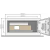 Cassaforte base YLC per laptop con allarme