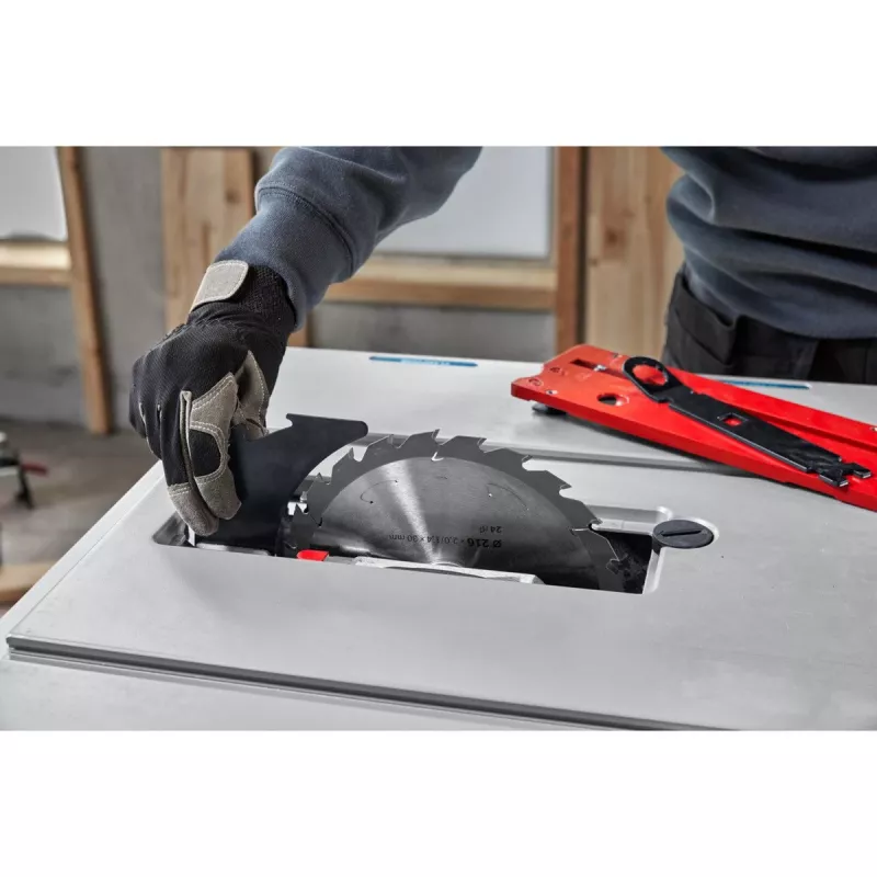 Bosch GTS 70-216 Professional sega circolare da banco, 1850 W, lama da 216 mm, blu/argento
