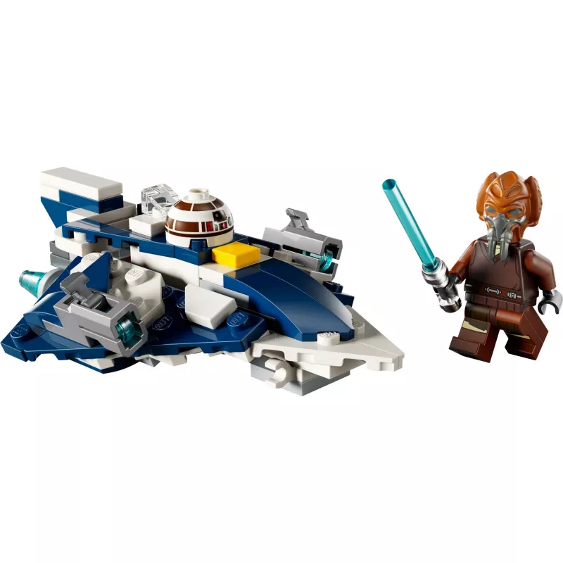 LEGO Microfighter Star Wars Starfighter Jedi di Plo Koon 75400 — 89 pezzi, 1 minifigura, età 6+