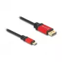 DeLOCK cavo USB-C a DisplayPort 8K 30Hz HDR 1m rosso