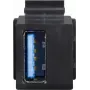 Connettore modulo keystone da connettore femmina USB-A 3.0 a connettore femmina USB-A 3.0, LogiLink® [NK0015B] (NK0015B)