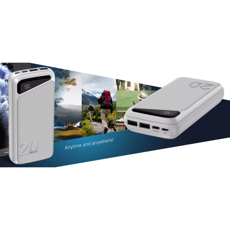Powerbank portatile Navitel PWR20 MX BIANCO 20000 mAh