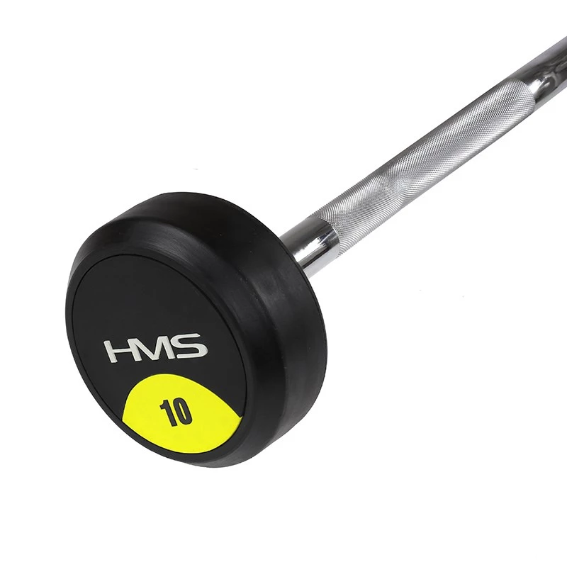 Bilanciere fisso gommato/impugnatura 10 kg HMS GSL10