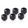 Kit raccordi Alphacool 17475 — raccordi in ottone, nero, Ø 22 mm, H 20 mm