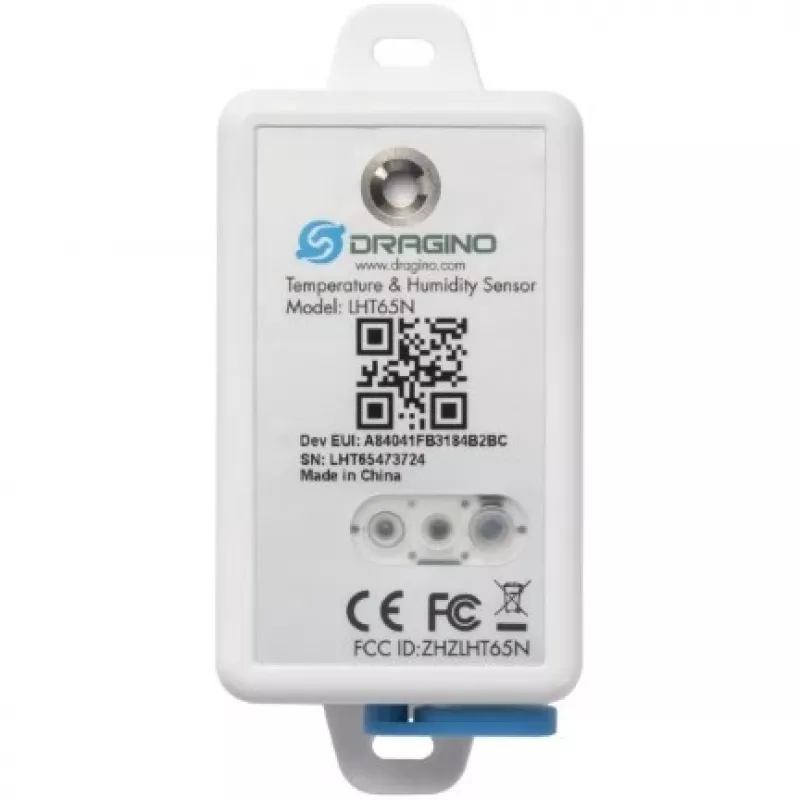 Sensore di temperatura e umidità DRAGINO LoRaWAN LHT65S-EU868-E3 — sensore ambientale LoRaWAN EU868