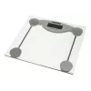Bilancia pesapersone elettronica Mesko MS 8137 — capacità 150 kg, precisione 100 g, bianco/trasparente