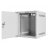 Lanberg WF10-2306-10S armadio rack a parete da 10" 6U, 336×280×310 mm, porta in vetro, 20 kg, grigio (RAL 7035)