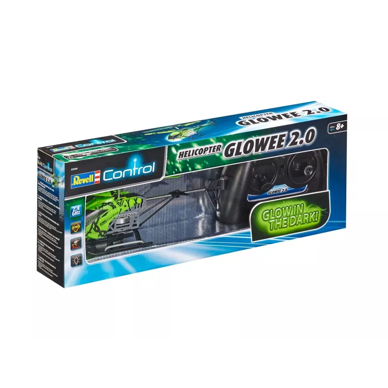 Elicottero REVELL Revell GLOWEE 2.0 con giroscopio, LiPo 250 mAh, per bambini dagli 8 anni