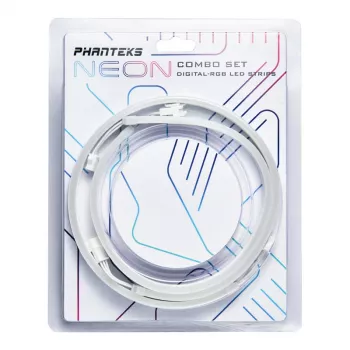 Striscia LED PHANTEKS PH-NELEDKT_CMBO_WT01 — universale 400 mm, bianco, 5 V, 4,2 W (2 pz.)
