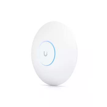 Access Point UBIQUITI U7 Pro — Tri-Band Wi‑Fi 7 (2,4/5/6 GHz), 5400 Mbit/s, MU‑MIMO, PoE, montaggio a soffitto/parete