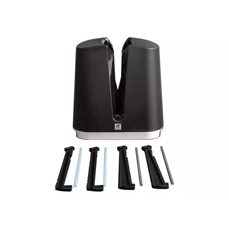 Affilacoltelli ZWILLING V-Edge Pull Through, nero, design compatto a passaggio