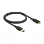 DeLOCK 83718 Cavo USB USB 3.2 Gen 2 1m USB A USB C nero