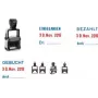 Trodat 5430DL timbro nero - rosso - bianco (442881)